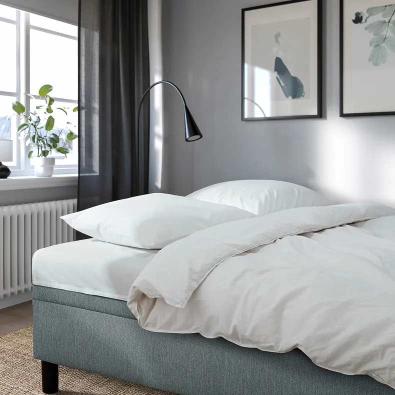 IKEA ANGSTA АНГСТА, 3-местный диван-кровать, с шезлонгом бирюзового цвета 805.014.37 фото №3