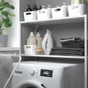 IKEA ENHET ЕНХЕТ, каркас з полицями д / пральної машини, білий, 80x30x129 см 905.160.80 фото thumb №3