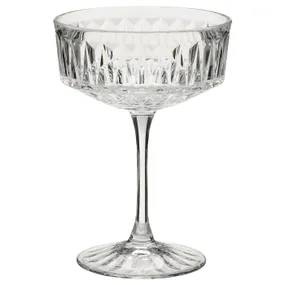 IKEA SÄLLSKAPLIG СЭЛЛЬСКАПЛИГ, бокал для шампанского, прозрачное стекло / узор, 21 кл 904.729.05 фото
