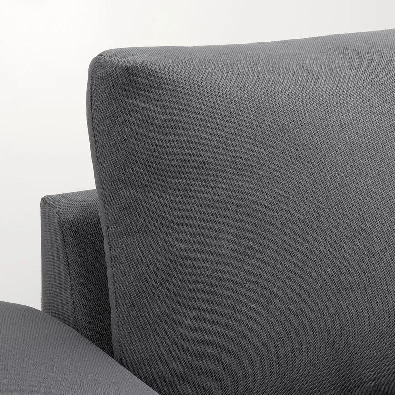 IKEA VIMLE ВІМЛЕ, 4-місний диван із кушеткою, з широкими підлокітниками/ХАЛЛАРП сірий 094.017.72 фото №5