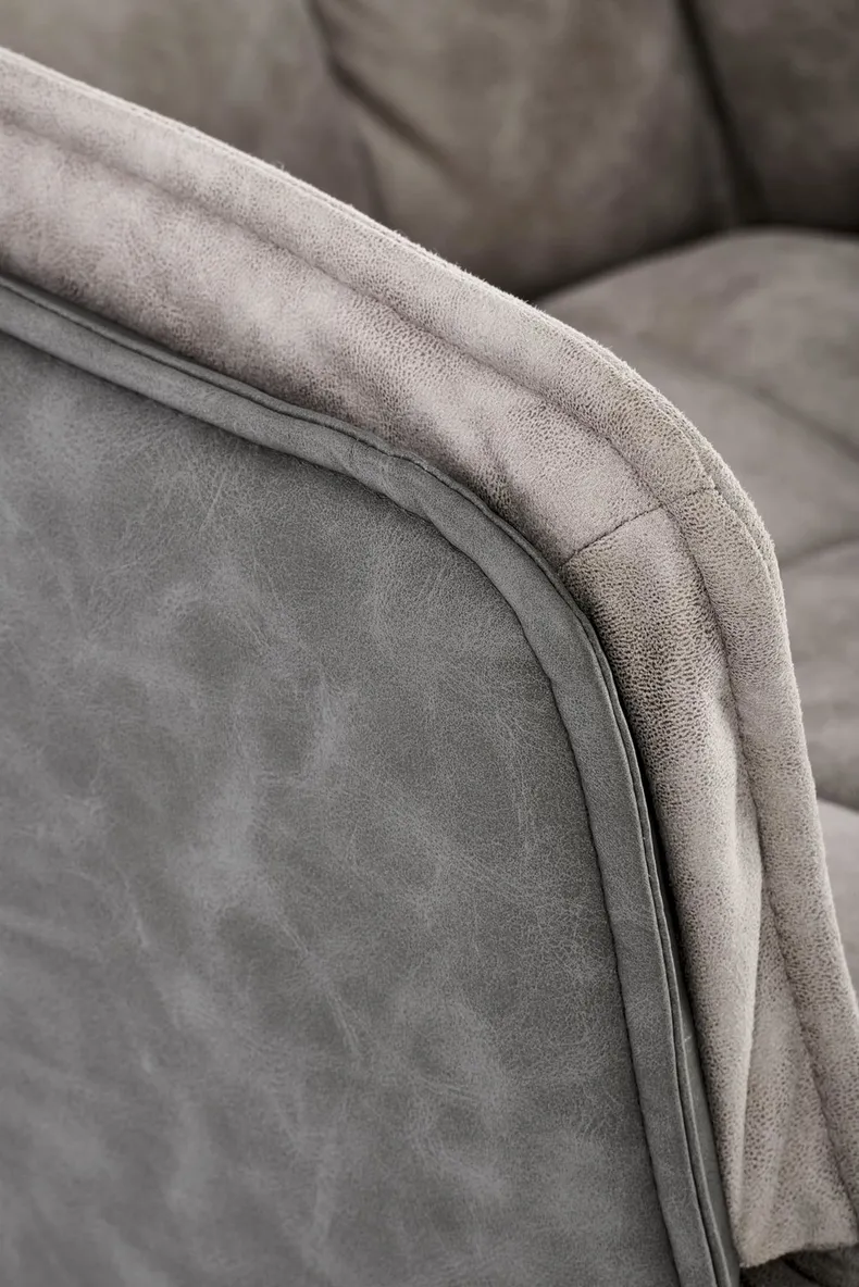 Кухонный стул HALMAR K523 серый/черный фото №12