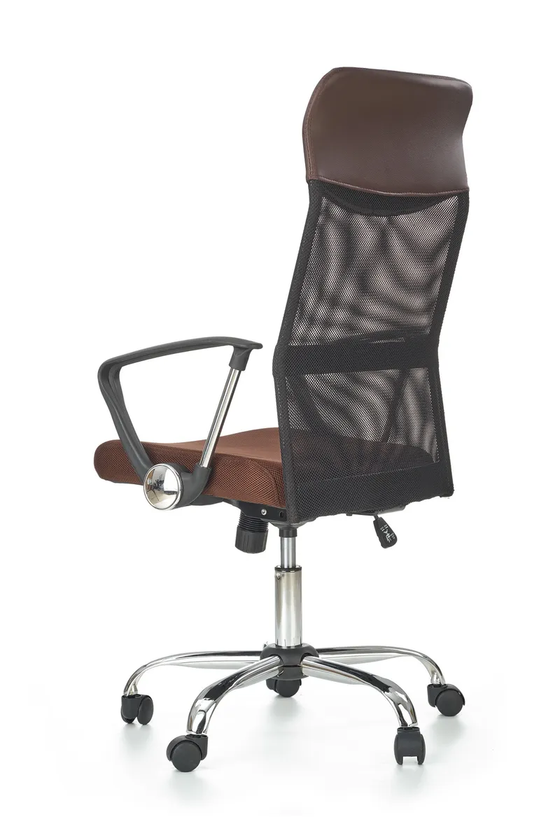 Крісло комп'ютерне офісне обертове HALMAR VIRE коричневий фото №2