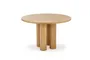 Круглий стіл HALMAR ELEFANTE 120x120 см дуб натуральний фото