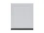 BRW Верхний шкаф для кухни Verdi 60 см с вытяжкой правый светло-серый матовый, греноловый серый/светло-серый матовый FL_GOO_60/68_P_FL_BRW-SZG/JSZM/CA фото