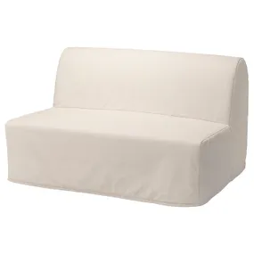 IKEA LYCKSELE MURBO ЛЮККСЕЛЕ МУРБУ, 2-місний диван-ліжко, РАНСТА натуральний 493.870.19 фото
