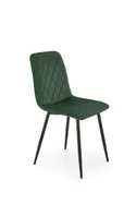 Кухонний стілець HALMAR K525 темно-зелений (1шт=4шт) фото thumb №1