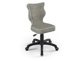 BRW Детский настольный стул серого цвета размер 4 OBR_PETIT_CZARNY_ROZM.4_VISTO_3 фото