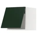 IKEA METOD МЕТОД, навесной горизонтальный шкаф, белый/Гавсторп темно-зеленый, 40x40 см 895.568.40 фото thumb №1