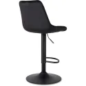 Барный стул бархатный MEBEL ELITE ARCOS 2 Velvet, черный фото thumb №9