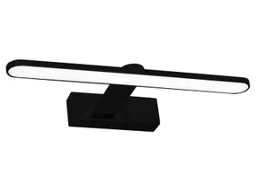 BRW Настінний світлодіодний металевий світильник для ванної Splash чорний 086743 фото
