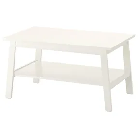 IKEA LUNNARP ЛУННАРП, журнальний столик, білий, 90x55 см 103.514.41 фото
