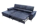 BRW Угловой диван Livorno с ящиком для хранения темно-синий велюр, Touch Me 8 NA-LIVORNO-L-G3_B84316 фото thumb №4