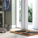 IKEA VÄGTYP ВЕГТЮР, килимок під двері, чорний/натуральний кіт, 40x60 см 705.825.37 фото thumb №4