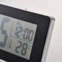 IKEA FILMIS ФІЛЬМІС, годинник/термометр/будильник, низьковольтний/чорний, 16.5x9 см 305.408.27 фото thumb №4