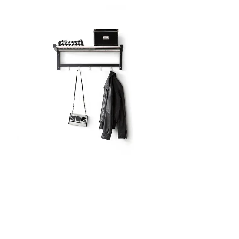 IKEA TJUSIG ЧУСИГ, полка для головных уборов, черный, 79 см 201.526.34 фото №4