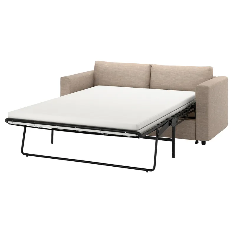 IKEA VIMLE ВІМЛЕ, 2-місний диван-ліжко, Горбистий бежевий 995.369.79 фото №1