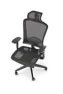 Кресло компьютерное офисное вращающееся HALMAR GOLIAT, черный фото thumb №12