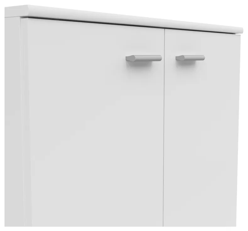 BRW Двухдверный шкаф Ноэда 71 см белый, белый SFK2D-BI фото №5