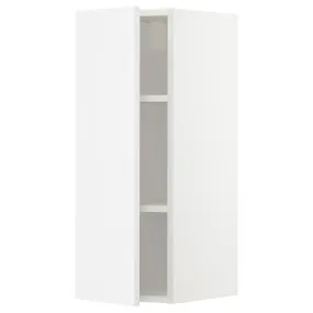 IKEA METOD МЕТОД, навесной шкаф с полками, белый / Рингхульт белый, 30x80 см 194.547.60 фото