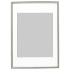 IKEA SILVERHÖJDEN СІЛВЕРХОЙДЕН, рамка, срібло, 50x70 см 202.917.86 фото