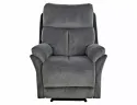 Раскладное кресло бархатное SIGNAL HADES Velvet, Bluvel 14 - серый фото thumb №3
