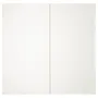 IKEA HASVIK ХАСВІК, розсувні дверцята, 2 шт., білий, 200x201 см 705.215.39 фото