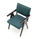 Мягкое кресло HALMAR MEMORY из черного дерева: MONOLITH 37 (темно-зеленый) фото thumb №11