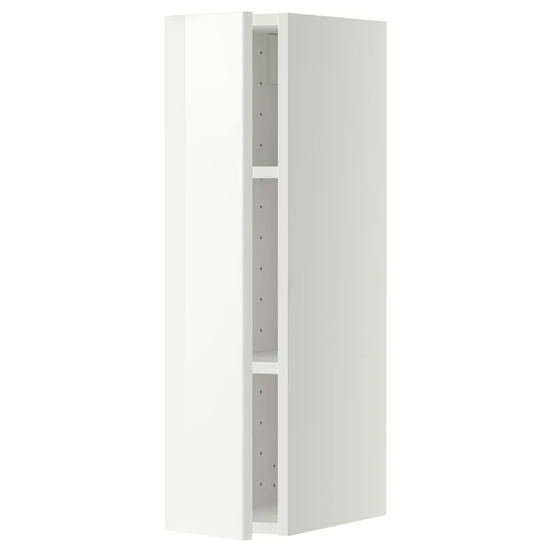 IKEA METOD МЕТОД, навесной шкаф с полками, белый / Рингхульт белый, 20x80 см 394.628.15 фото №1