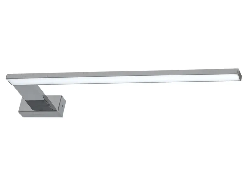BRW Светильник настенный металлический для ванной комнаты Shine LED серебристый 086754 фото №1