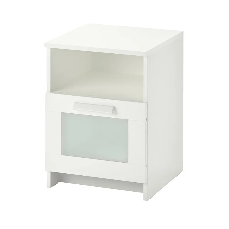 IKEA BRIMNES БРІМНЕС, приліжковий столик, білий, 39x41 см 102.349.42 фото №1