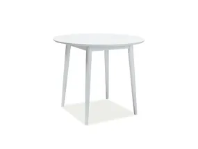 Стол кухонный SIGNAL LARSON, белый, 90x90 фото