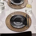 IKEA NÄTBARB НЭТБАРБ, тарелка, черный, 24 см 905.636.89 фото thumb №4