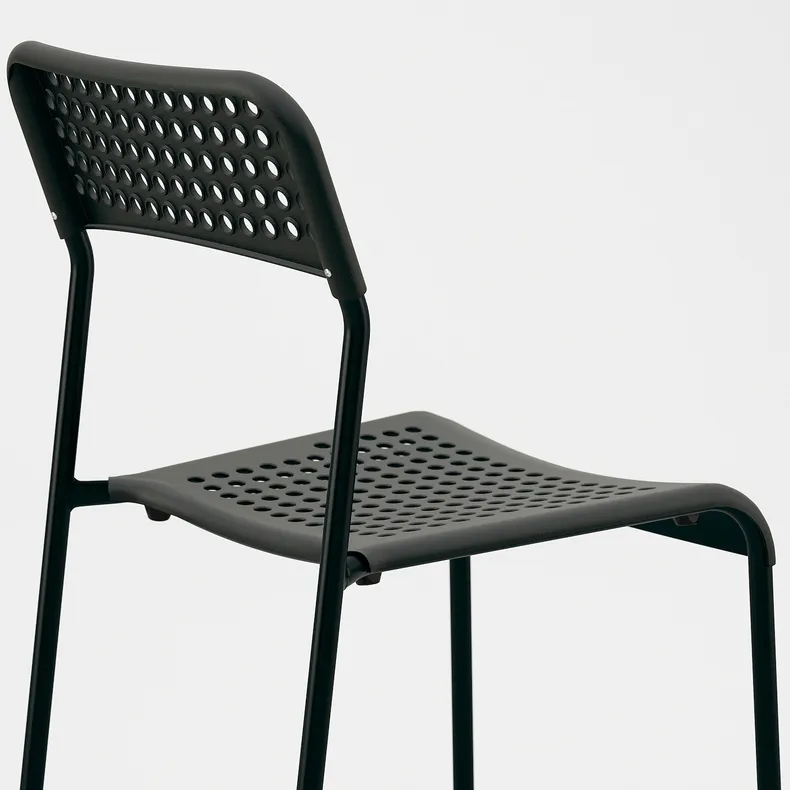 IKEA ADDE АДДЕ, стілець, чорний 902.142.85 фото №7