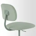 IKEA BLECKBERGET БЛЕКБЕРГЕТ, обертовий стілець, ІДЕКУЛЛА світло-зелений 505.223.42 фото thumb №6