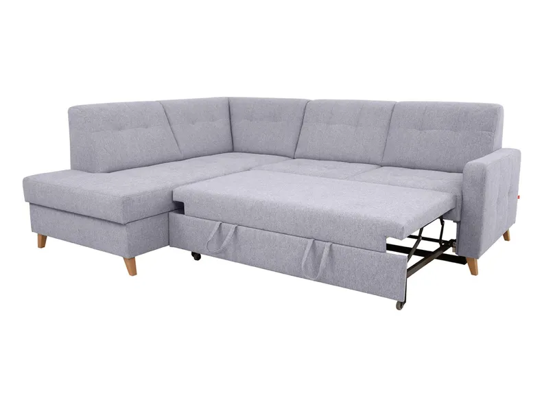 BRW Кутовий розкладний диван Lars з ящиком для зберігання сірий, Primo 88 Grey NA-LARS-OTMBK.2F-G2_BA3671 фото №7