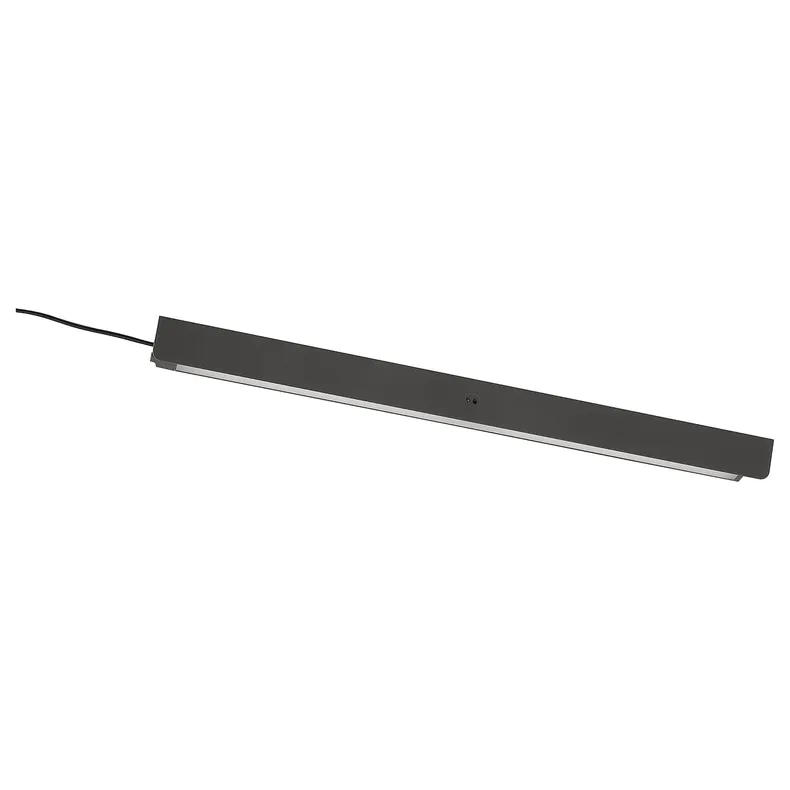 IKEA ÖVERSIDAN ЕВЕРСІДАН, LED підсвітка для шафи/сенсор, темно-сірий можна затемнити, 46 см 704.749.05 фото №1