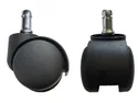 Набір з 5 гумових поворотних коліщаток для Стільців SIGNAL, чорний фото thumb №1