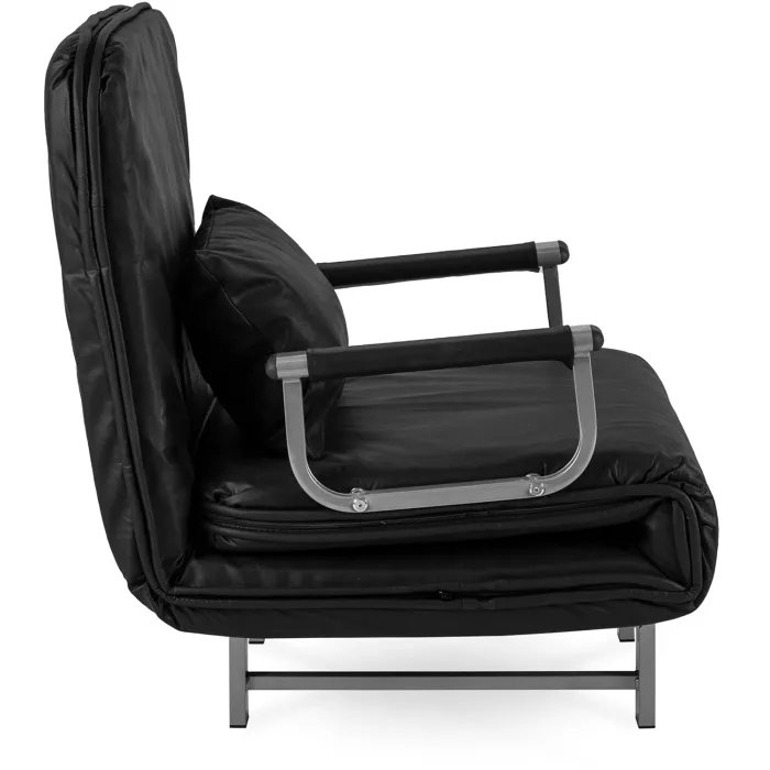 Кресло раскладное MEBEL ELITE DARK, ткань: черный фото №3