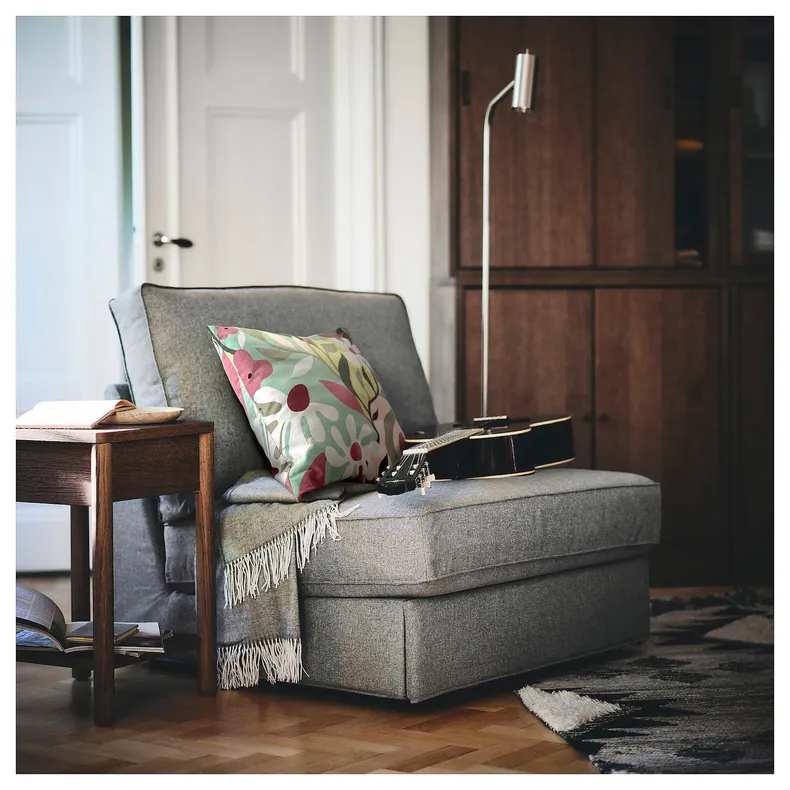 IKEA IDGRAN ІДГРАН, чохол на подушку, різнокольоровий квітковий візерунок, 50x50 см 605.802.37 фото №2
