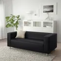 IKEA KLIPPAN КЛІППАН, 2-місний диван, БОМСТАД чорний 403.993.14 фото thumb №2