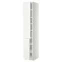 IKEA METOD МЕТОД, висока шафа із полицями / 2 дверцят, білий / РІНГХУЛЬТ білий, 40x60x220 см 794.564.31 фото thumb №1