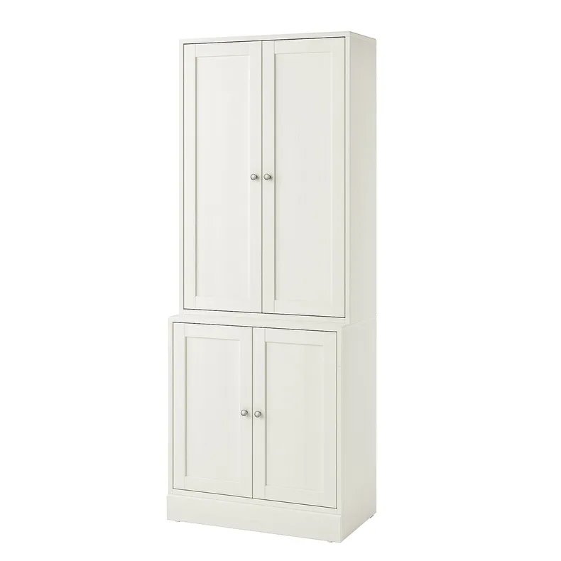 IKEA HAVSTA ХАВСТА, комбинация для хранения с дверцами, белый, 81x47x212 см 392.659.90 фото №1
