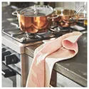 IKEA KÅLFJÄRIL КОЛЬФЙАРІЛЬ, рушник кухонний, візерунок рожевий/світло-бежевий, 45x60 см 904.931.06 фото thumb №2