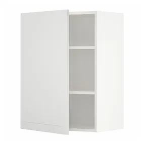 IKEA METOD МЕТОД, шафа навісна із полицями, білий / стенсундський білий, 60x80 см 594.678.74 фото