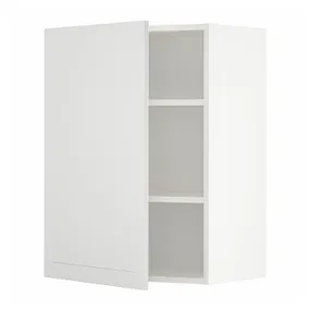 IKEA METOD МЕТОД, навесной шкаф с полками, белый / Стенсунд белый, 60x80 см 594.678.74 фото