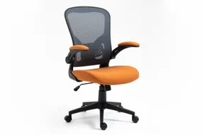 Стілець офісний поворотний SIGNAL Q-333, помаранчевий / сірий фото