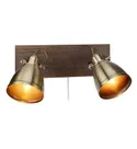 BRW Настенный светильник Native directional lounge с регулируемым лофтом коричневый 080867 фото thumb №1