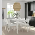 IKEA VANGSTA ВАНГСТА / TEODORES ТЕОДОРЕС, стол и 6 стульев, белый / белый, 120 / 180 см 094.830.27 фото thumb №2