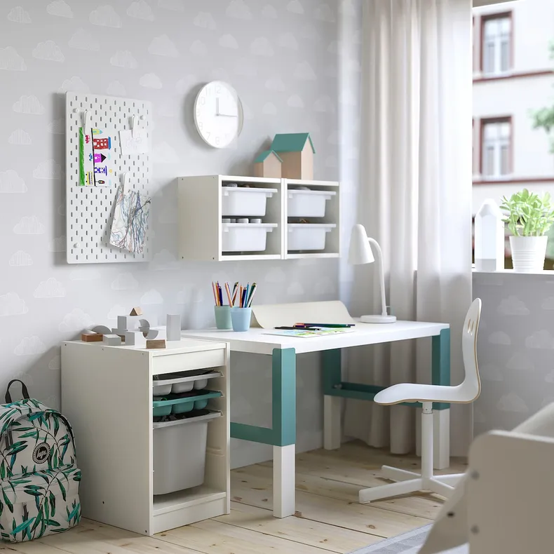 IKEA TROFAST ТРУФАСТ, модуль навісний, білий / білий, 34x21x30 см 094.840.84 фото №3