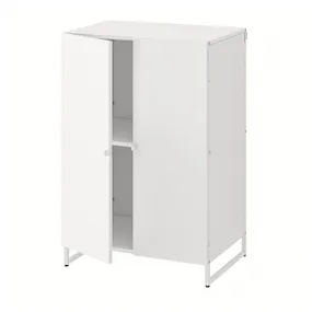 IKEA JOSTEIN ЙОСТЕЙН, стеллаж с дверцами, внутренний/наружный/белый, 61x44x90 см 394.371.66 фото